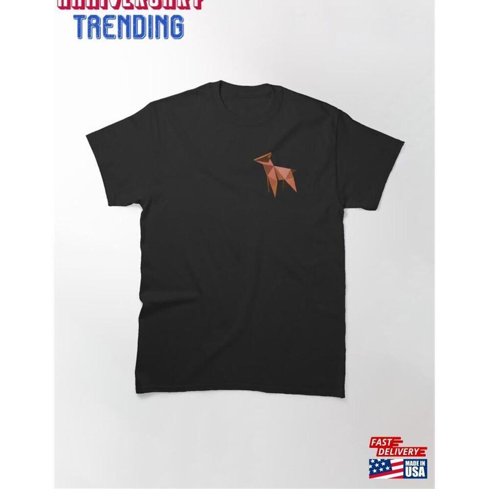 Geometric Abstract Fox Classic Tshirt Unisex - Picture 1 of 4